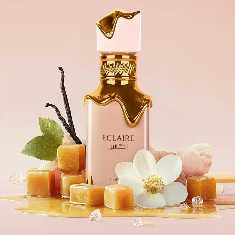 lattafa Yara Ladies Eau De Toilette Spray, Pink Bottle With Gold Ring, Women's cologne, strong perfume Arab Style Eau De Toilett