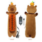 Electric Heating Pad for Period Cramps Menstruation Heatable Stuffed Animals Capybara Plush with a Hot Soft Belly for Wife Women