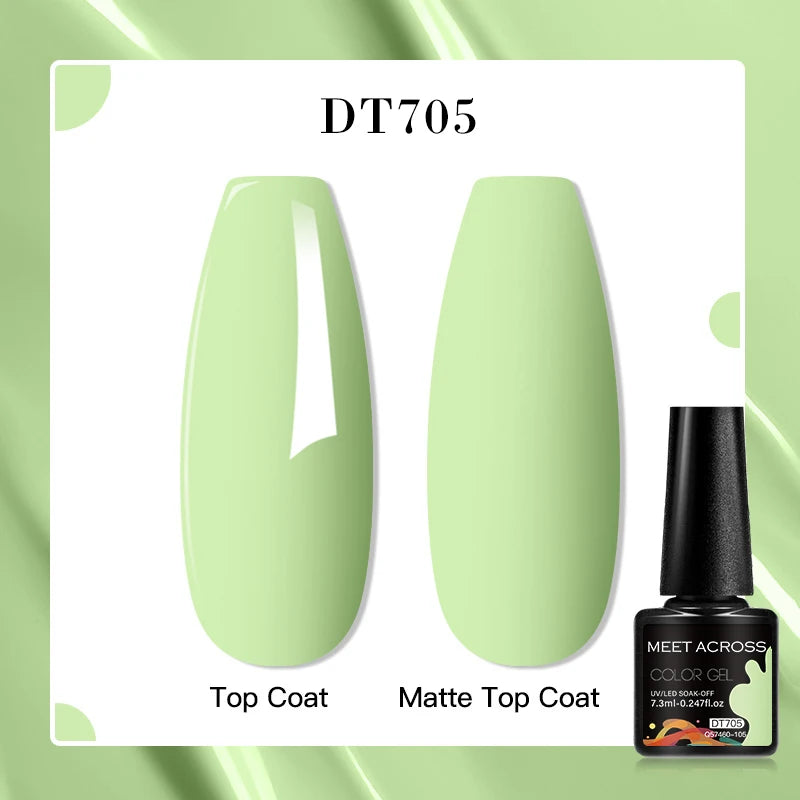 MEET ACROSS 7ml Porcelain White Cat Eye Gel Polish Holographic Glitter Magnetic Galactic Effect Gel Nail Polish Soak Off UV Gel