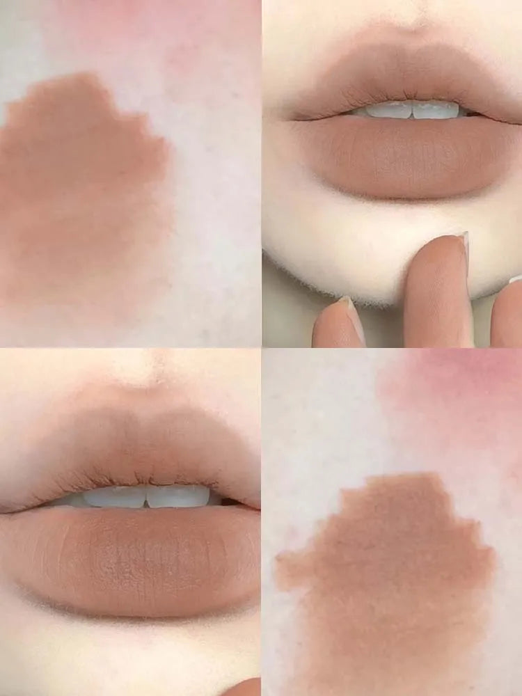Light sweet and soft fog lipliner outlines the lip shape, lasting, not easy to fade, not take off makeup, nude pink lip liner