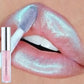 6 Colors Laser Holographic Lip Gloss Liquid Lipstick Mermaid Pigment Longlasting Glitter Lipgloss Waterproof Metallic Lip Makeup
