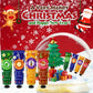 4 pcs Christmas Hand Cream Set Moisturizing Cream for Dry and Cracked Skin Non-Oily Travel Size Hand Cream Valentine's Day Gift