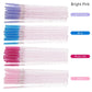 NEW 50Pcs Makeup Eyelash Brushes Disposable Crystal Eyebrow brush Diamond Handle Mascara Wand Applicator Lashes Extension Tools