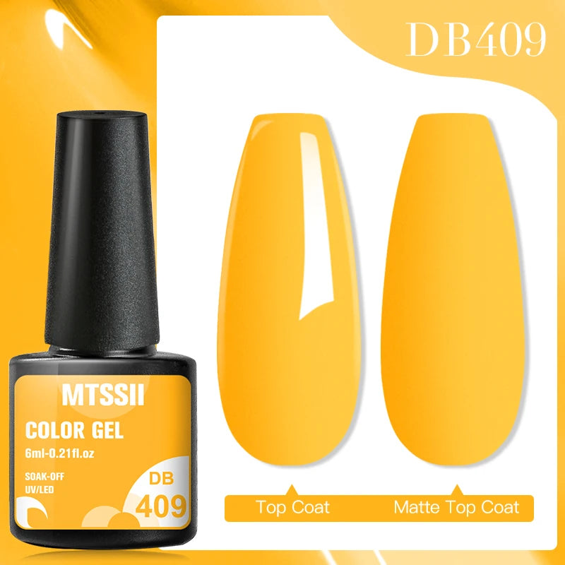 Mtssii 7ML Colorful Reflective Gel Nail Polish Glitter Sparkling Flash Glitter Gel Polish Semi Permanent Varnish Soak Off Nails