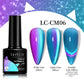 LILYCUTE 7ML Auroras Glitter Thermal Gel Nail Polish Temperature Color Changing Semi Permanent Soak Off Nail Art UV Gel Varnish