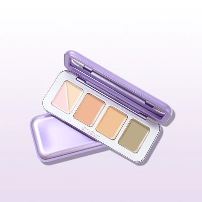 GirlsCrush 5 Color Correcting Concealer Palette-Cover Spots,Dark Circles,Brighten Tear Troughs & Nasolabial Folds Cosmeticos