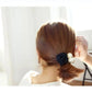 Hair Ties Korean Faux Pearl Fabric Rose Flower Scrunchie Wide Rubber Band For Women Girls Thick Hair Thin Hair Accessories