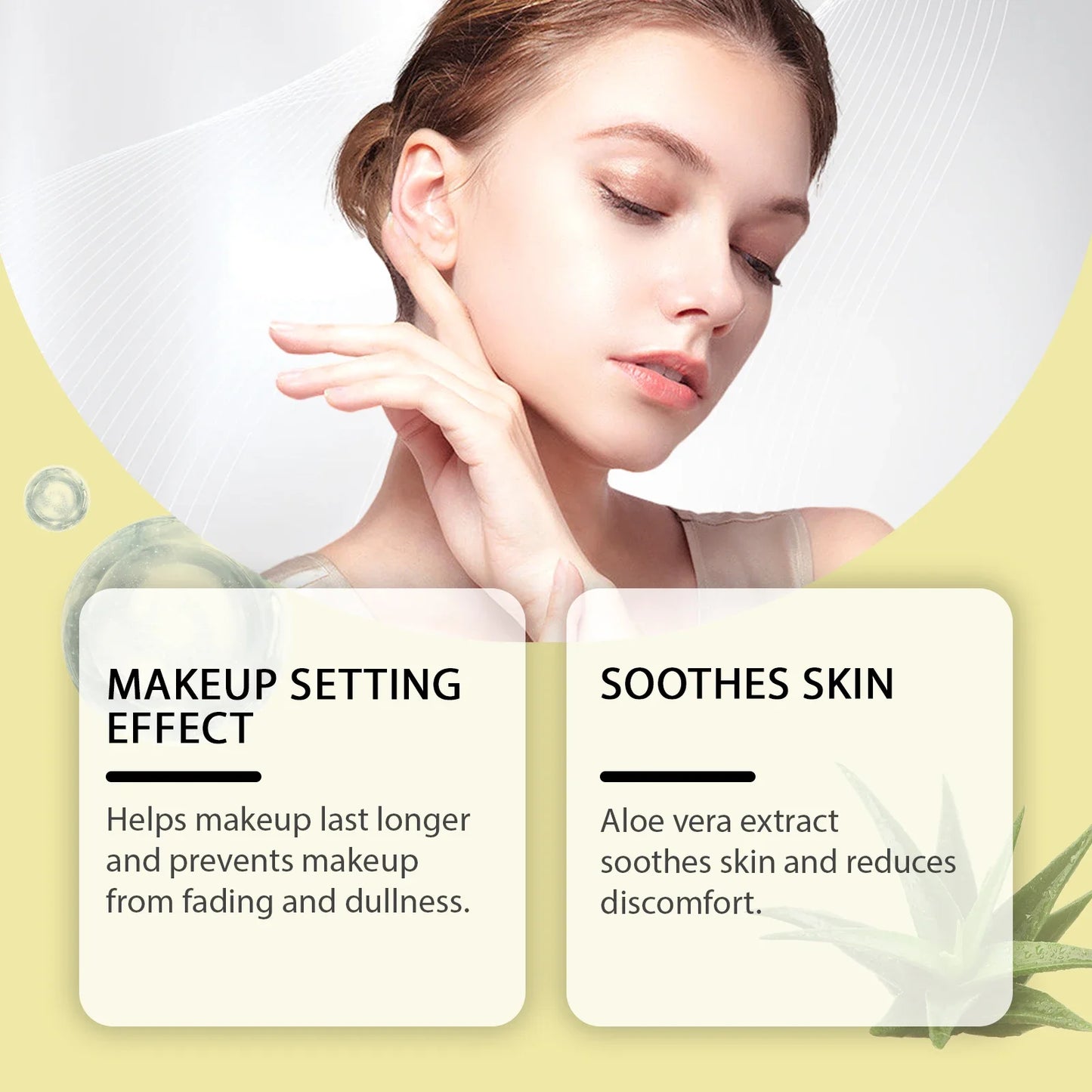 Moisturizing Setting Spray Face Make up Waterproof Lasting  Matte Natural Refreshing Oil Control Foundation Makeup Fixer Spray