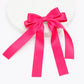 Lystrfac Fashion Fabric Ribbon Hair Bow Hairpin for Women Girls Hair clips Back Head Top Clip Female Hair Accessories