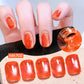 MEET ACROSS Guava & Grape Color Cat Magnetic Gel Green Glass Bead Cat Eye Gel Soak Off UV Gel Nail Art Varnish Salon Home DIY
