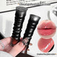 Crystal Punk Red-Brown Glossy Lip Stain Mirror Lip Glaze Sheer Nude Glitter Lip Tint Watery Shine Plumping Makeup Cosmetics