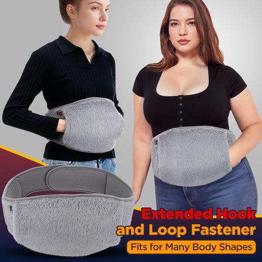3 Levels Electric Heating Abdomen Belt  Cold-Proof Uterine Belt Hand Waist Warming Pad  Women Menstrual Relief Pain USB Charging