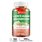 Lion's Mane Mushroom Supplements - Gummies for Focus and Clarity, Brain Support