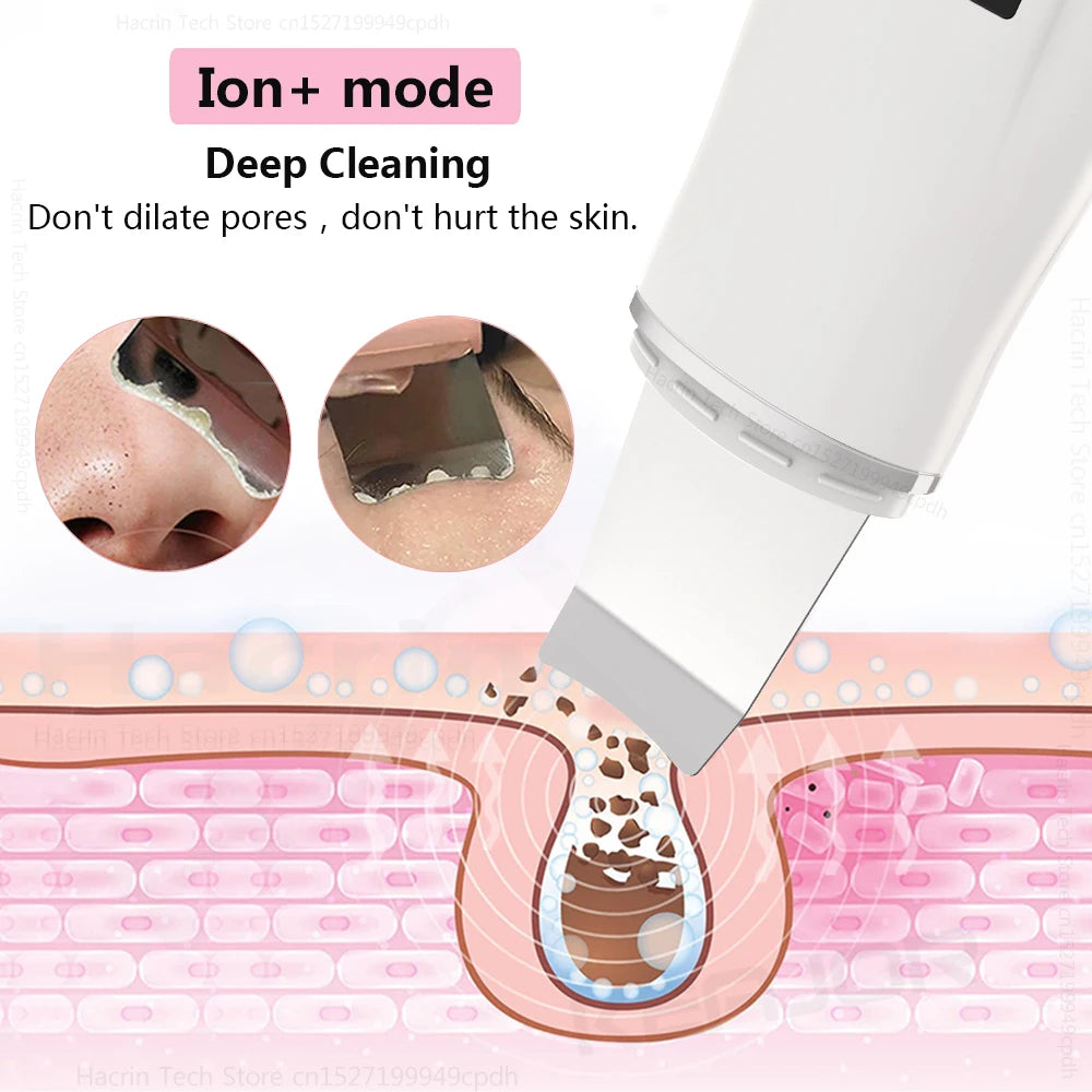 Blackhead Remover Electric Pore Face Cleaner Pimple Acne BlackHead Removal Black Dot Remove Ultrasonic Peeling Remover Blackhead