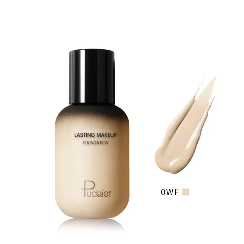 Face Foundation Makeup Base Cream Mineral Full Coverage Concealer No Cracking No Drying Waterproof Face Corrector