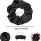 6 Pcs Satin Scrunchies Elastic Hair Bands Satin/Velvet Hair Ties Satin Hair Scrunchies for Frizz Prevention Polytail Holders,