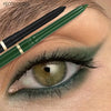 1pcs Eyeliner, Green and Black, Waterproof and Sweat-proof, Long-lasting and Natural, Eyeliner Pen, Eye Cosmetics