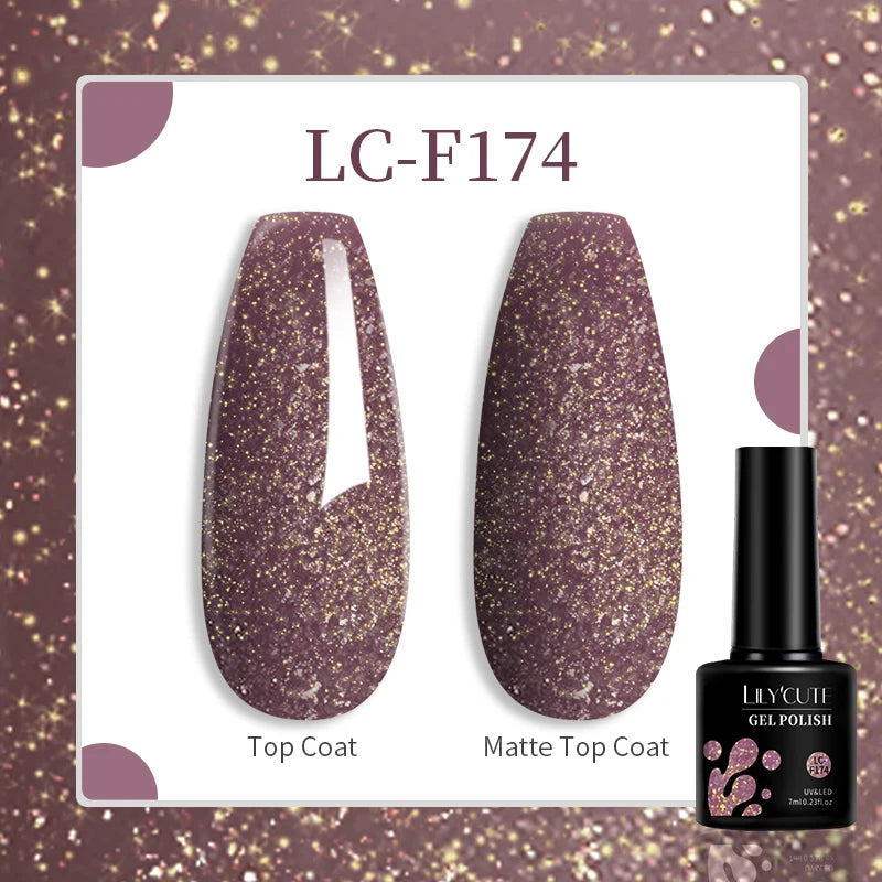 LILYCUTE 7ML Eggshell Gel Nail Polish White Black Material Semi Permanent Autumn Varnish With Any Color Gel Soak Off UV Manicure