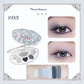 Flower Knows Chocolate Shop Highly Pigmented Eyeshadow Palette Shimmer Matte Glitter Long Lasting Vegan Eye Shadows Cruelty-free