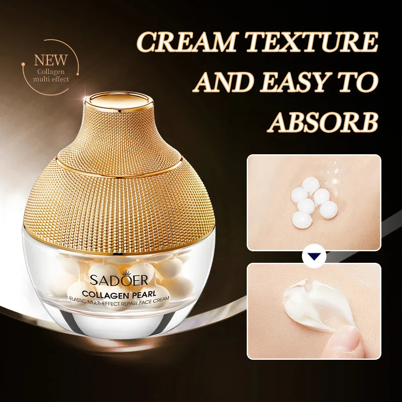 Pearl Cream Collagen Remove Wrinkle Moisturizing Face Cream Nourishing Whitening SkinCare Firming Lifting Anti Aging Product