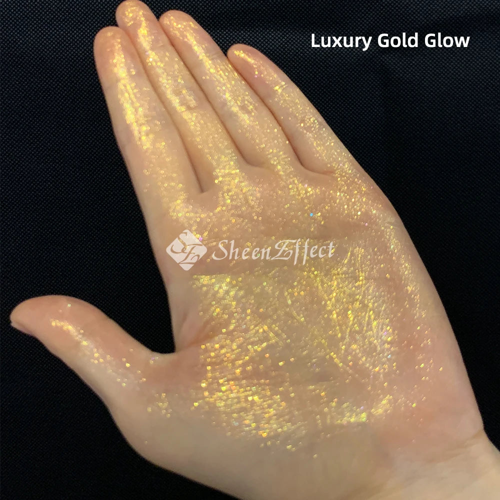 Sheeneffect Glitter Body Face Diamond Dry Oil Body Glitter Highlighter Body Shine Glitter Makeup For Face