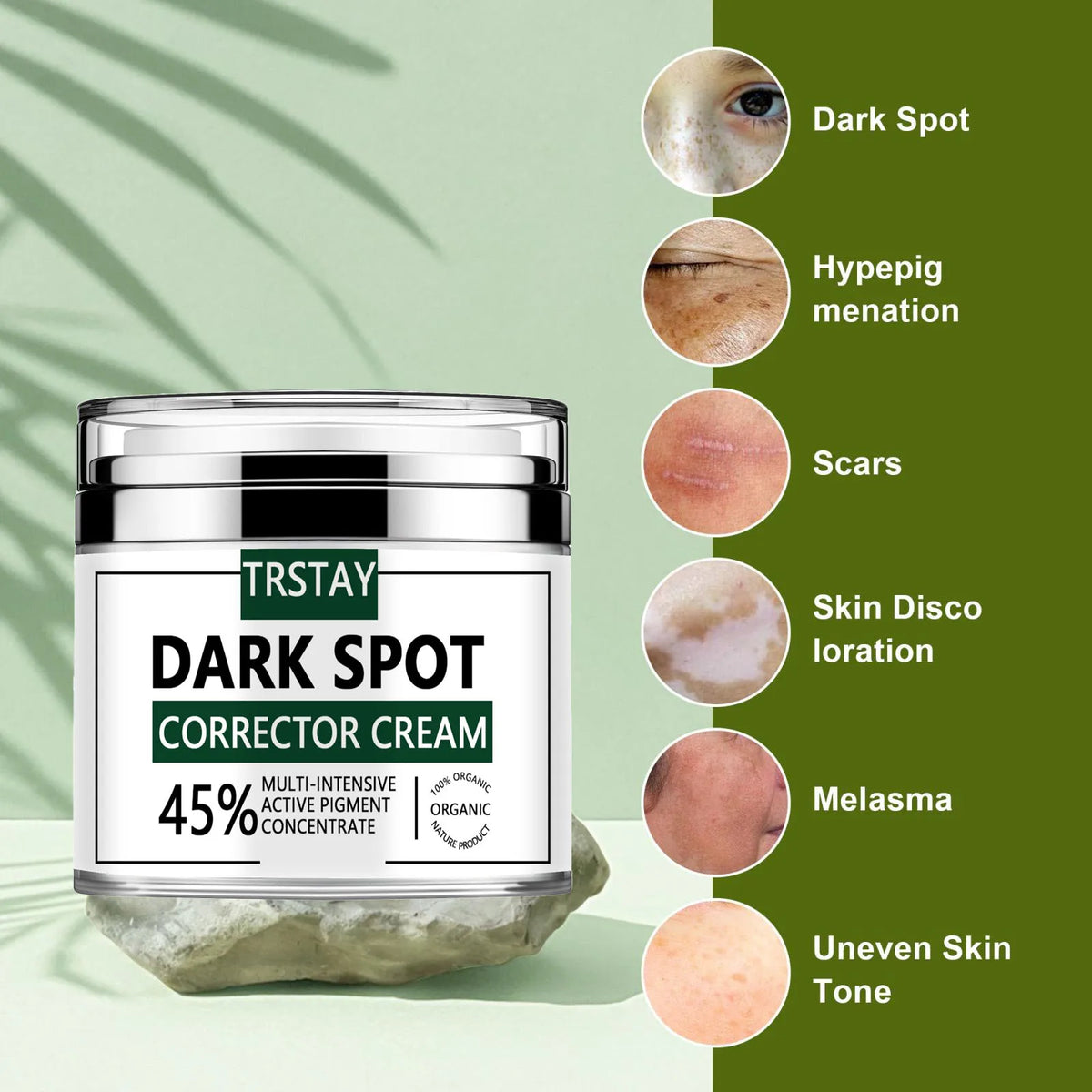 ENVISHA Dark Spot Remover Corrector for Face and Body, Dark Spot Corrector Cream,Moisturizer-Remover Sun Spot,