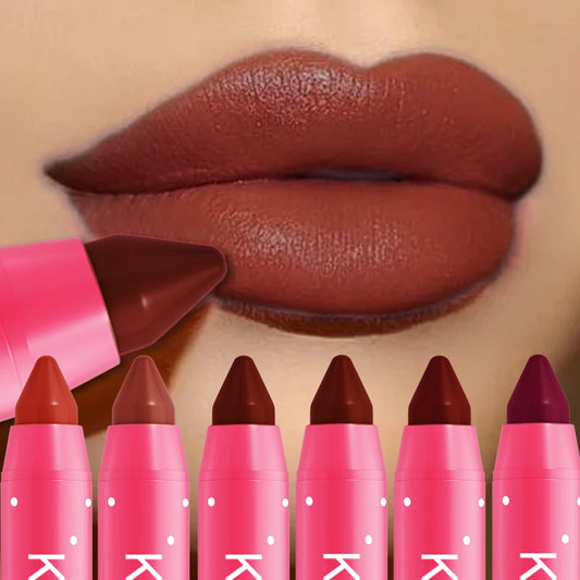 15 colors 1pc matte lipstick pen waterproof lip stain tint korean makeup lip cosmetic nude lipstick pen for women gift lip liner