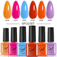 LILYCUTE 6PCs/Set Gel Nail Polish Set Kit Glitter Nail Gel Sequin Vernis Semi Permanent For Manicure Varnish UV LED Nail Art Gel