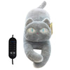 Heating Pad Stuffed Animal Cat Cartoon Period Plush Heating Pad Kitty Plush Toy Pillows Portable Insulated Blanket Hot Compress