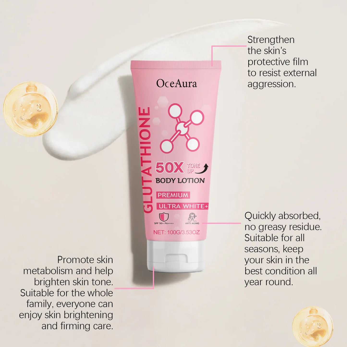 Body Whitening Cream Private Parts Underarm Knee Thigh Inner Melanin Bleaching Dark Skin Tone up Moisturizing Brightening Lotion