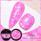 MEET ACROSS 5ml Pink Dried Flower Gel Nail Polish Natural Flower Fairy Nail Art Gel Soak Off UV LED Painting Varnishes For Nails