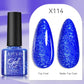 LILYCUTE 5ml Super Bright Silver Metallic Painting Liner Gel Nail Polish Drawing Stripe Graffiti Mirror Pull Line UV Gel Varnish