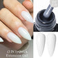 MEET ACROSS 7ml Rubber Base Gel Glitter Nude Pink White 2 In 1 Gel Nail Polish Nail Art Varnish For Nails Winter Autumn Manicure