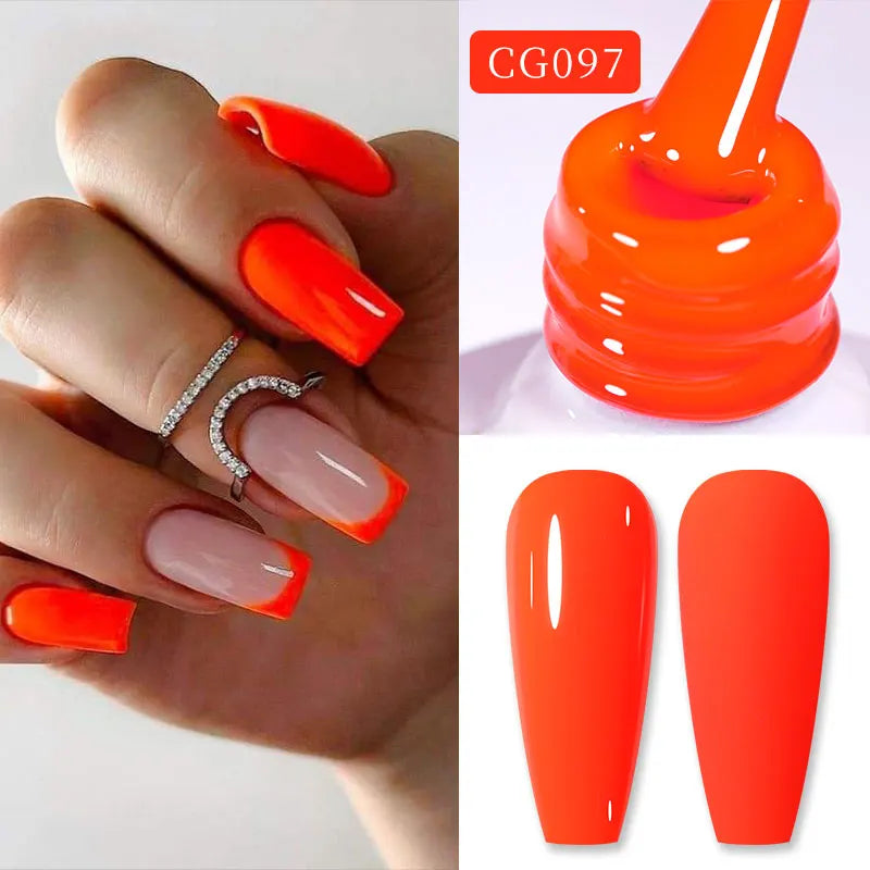 BORN PRETTY Black White Colors Gel Nail Polish 10ml Soak Off UV LED Gel Nail Art DIY Design Semi Permanent Varnishes Manciure