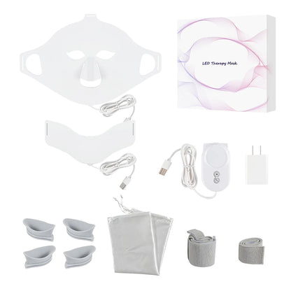 7 Colors LED Silicone Beauty Machine Skin Care Face Mask for Home Use