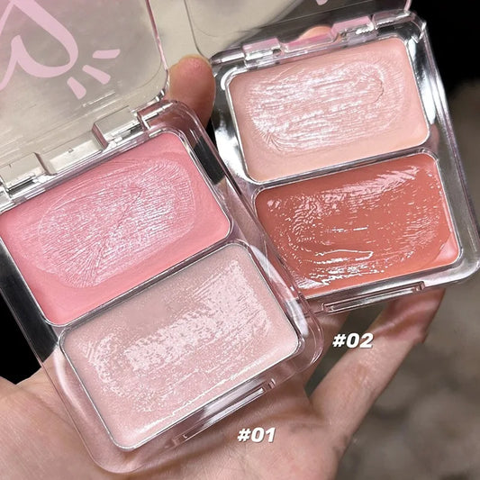 Water Light Peach Cream Blush Milk Pink Cream Natural Cheek Tint Brighten Waterproof Face Contouring Orange Blush Palette Makeup