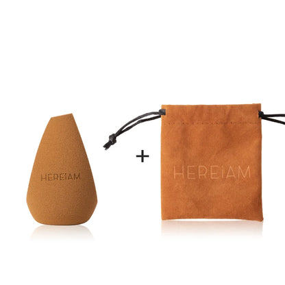 HEREIAM New Makeup Sponge Puff With Storage Bag Dry and Wet Professional For Foundation Soft Smooth Beauty Tools & Accessories