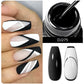 MEET ACROSS 5ml Sliver Metallic Liner Gel Nail Polish Super Bright Mirror Effect Painting Drawing Line Graffiti Stripe Nail Art
