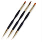 French Stripe Nail Art Liner Brush Set Tips Ultra-thin Line Drawing Pen Dual End UV Gel Painting Brushes Manicure Tools