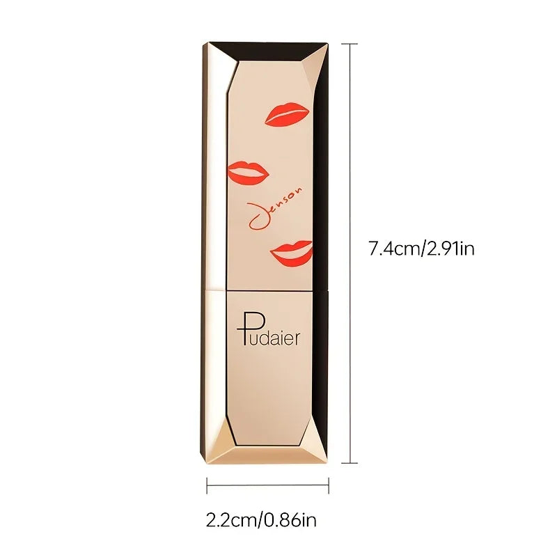 Matte Velvet Lipstick, Waterproof Long Lasting Lip Color, Sweat Resistant Silky Lip Makeup Gift for Women