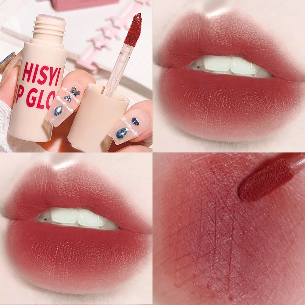 6 Colors Matte Velvet Lip Glaze, Natural Long-Lasting Highly Pigmented Lipstick, Portable Matte Finish Universal Lip Glaze Makeup