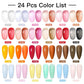 140/160pcs Colorful Gel Nail Polish Set Nail  Art Semi-permanent Varnish Soak Off Uv LED Gel Professional Manicure Set Nails Kit