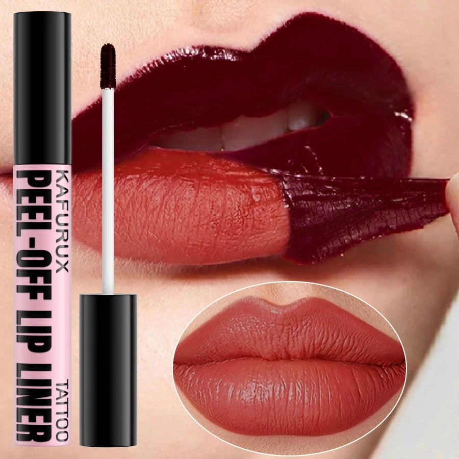 7-Color Peel-Off Lip Stain – Long-Lasting Waterproof Pink Lip Tint, Transfer Proof, Natural Makeup Lip Gloss
