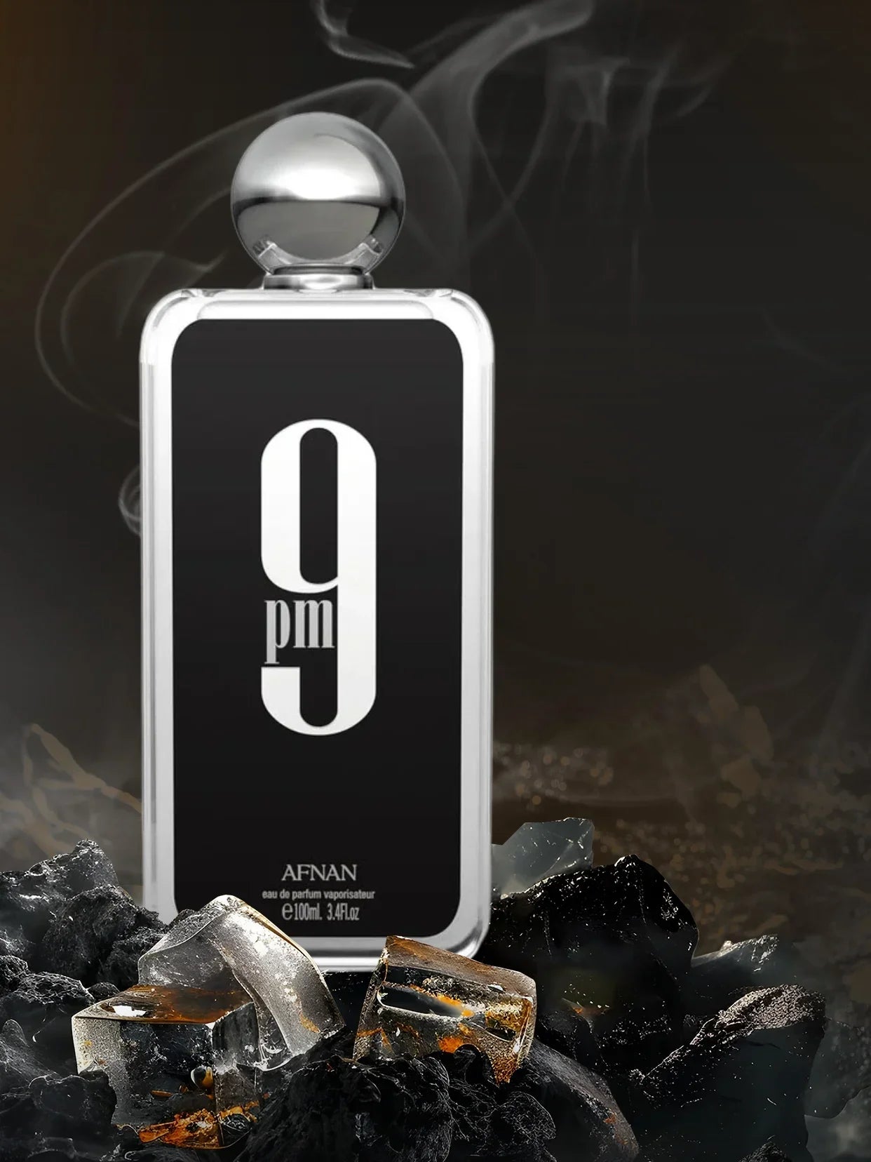 Original Afnan 9PM Eau de Parfum, Inspired Luxury Fragrance for Men, Sweet Vanilla & Amber Scent, Long Lasting Niche Perfume