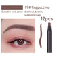 HAOZHUANG Waterproof Long-Lasting Eyebrow Pencil with Soft Brush – Smudge-Proof Daily Eyebrow Makeup Tool