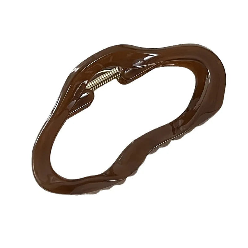 Irregular Hollow Out Hair Claws Clips Women Girls Tortoiseshell Large Crab Hair Clamps Barrettes Clips Hair Accessories Fashion