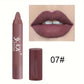 Nude Series Velvet Matte Lipstick Pencil – Waterproof, Long-Lasting Red Lipstick, Lip Tint Pen, Cosmetic Makeup
