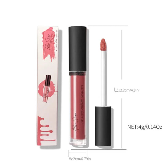 12-Color Women’s Lipstick & Lip Gloss Set – Waterproof, Long-Lasting, Moisturizing, Vivid Colorful Lip Makeup