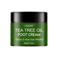 Tea Tree Oil Foot Cream Improves Skin Roughness Softens Cracked Feet Exfoliating Daily Foot Care Solution Lasting Moisturization