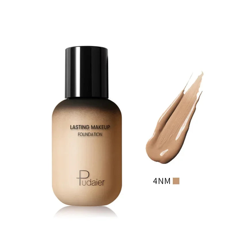 Face Foundation Makeup Base Cream Mineral Full Coverage Concealer No Cracking No Drying Waterproof Face Corrector